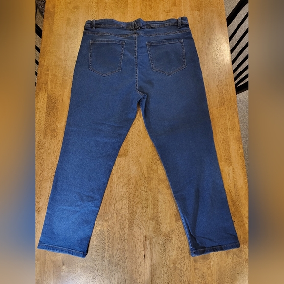 Blue Skinny Jeans Size 22W - Picture 2 of 8